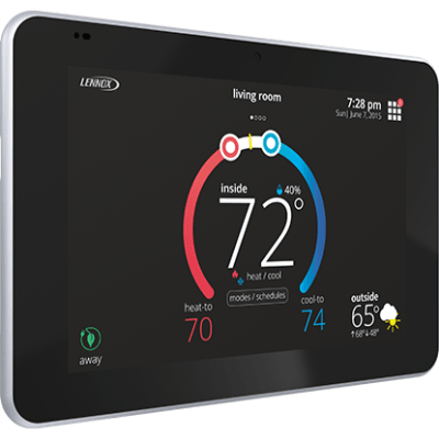 Lennox iComfort E30 thermostat.