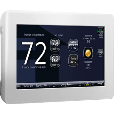 Lennox iComfort Wi-Fi thermostat.